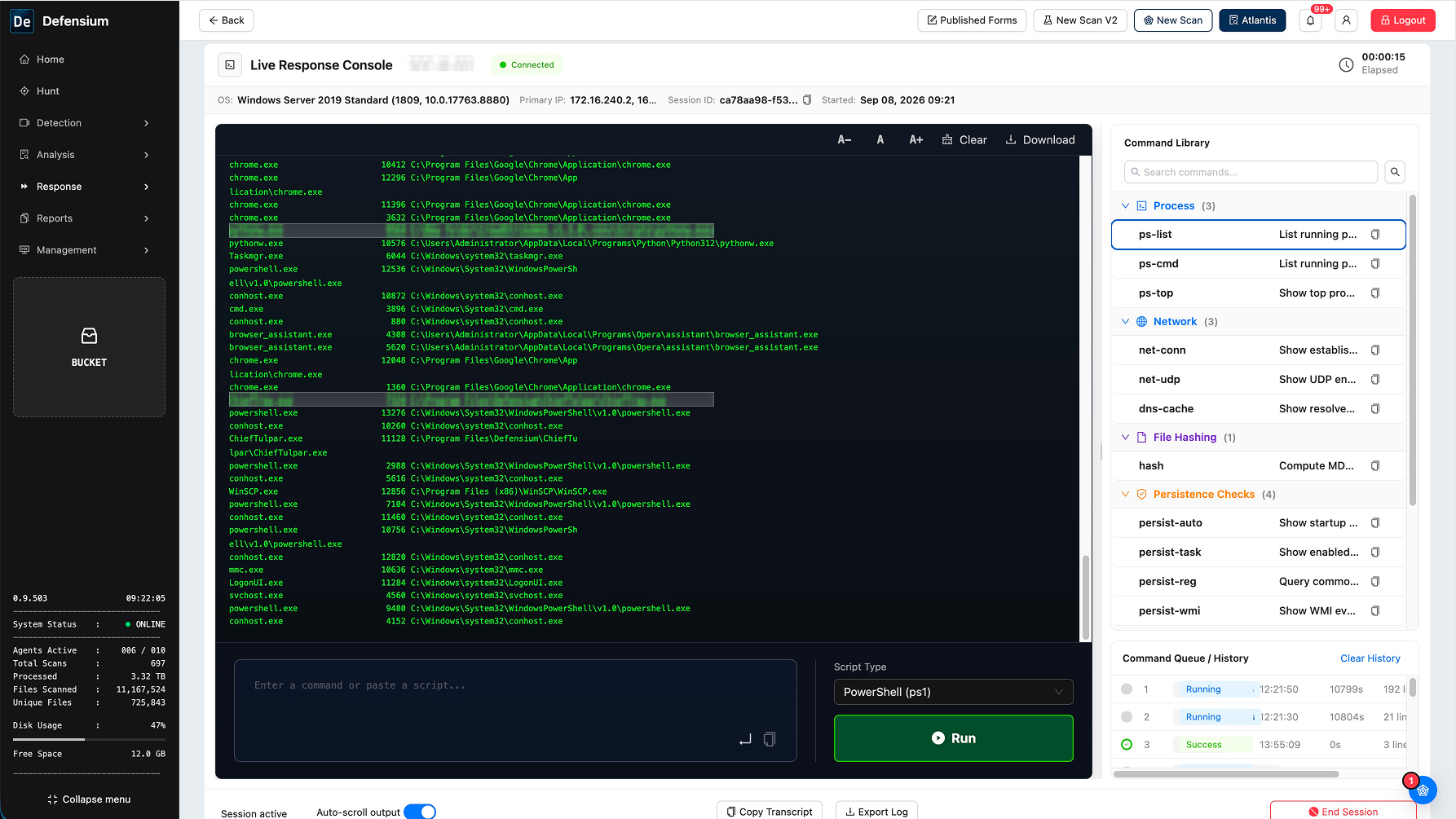 Investigate and act without leaving the platform